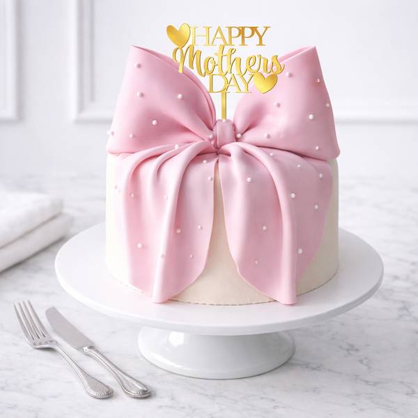 Lovely Pink Mother's Day Cake (1.5kg)