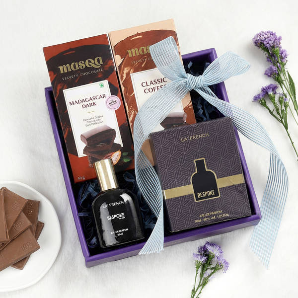 Luxe Perfume And Chocolates Hamper