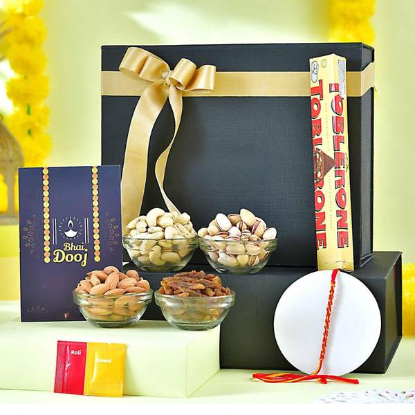 Luxurious Chocolates And Dry Fruits Bhai Dooj Hamper