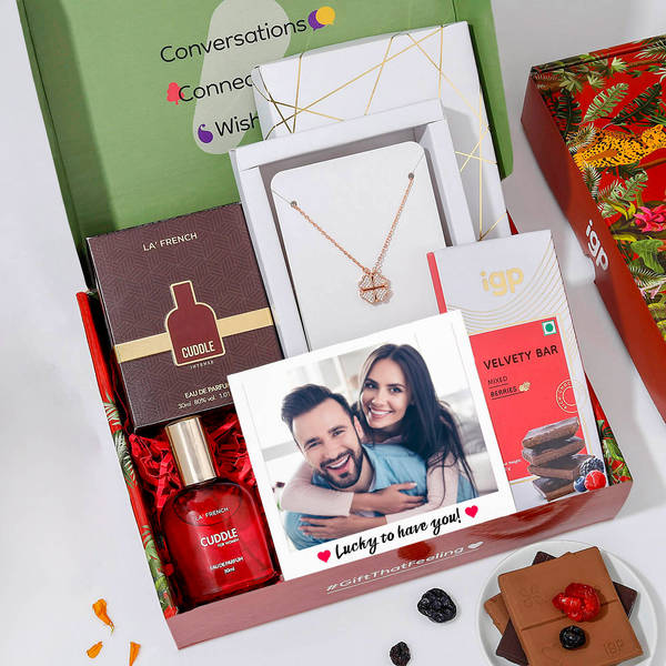 Luxurious Personalized Daily Essentials Anniversary Hamper