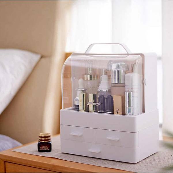 Makeup Storage Box With Drawers - Single Piece