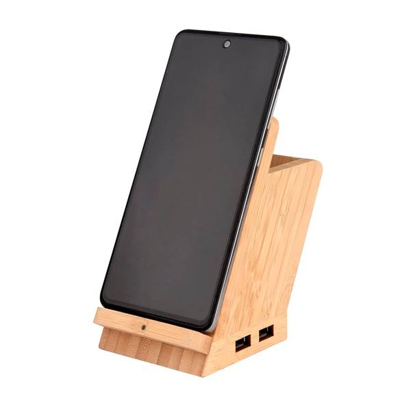 Maple 15W Wireless charger and USB Hub with Pen Stand