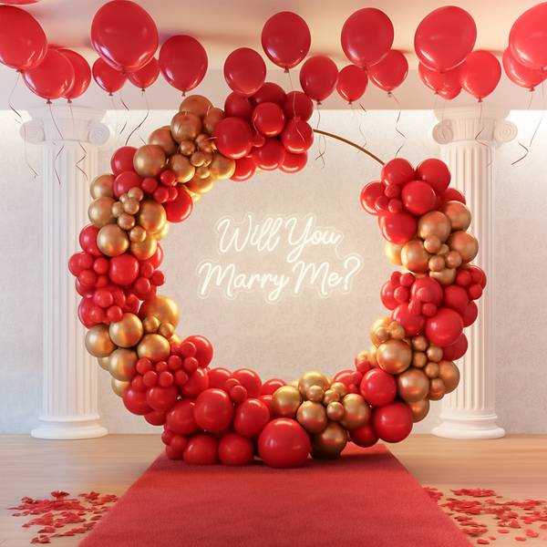 Marry Me Romantic Proposal Setup