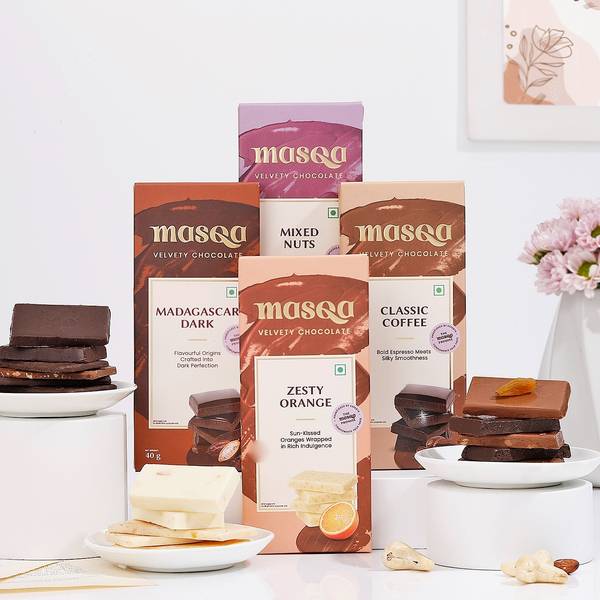 Masqa Chocolate Bars 4pcs