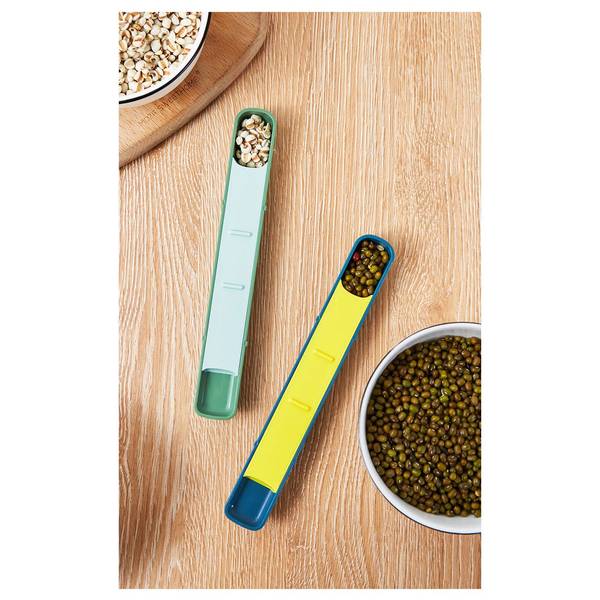 Measuring Spoon With Slider - 2 Scales - Single Piece