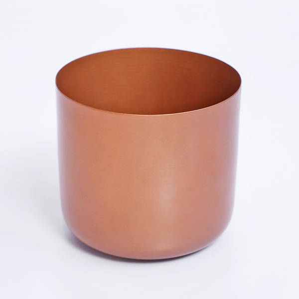 Metal Planter Brown (4.3x4.3)