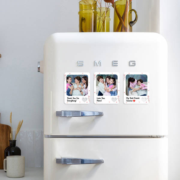 Mom's Personalized Fridge Magnet Trio