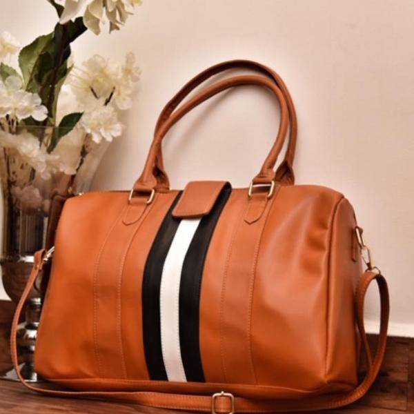 Monochrome Tan Bag