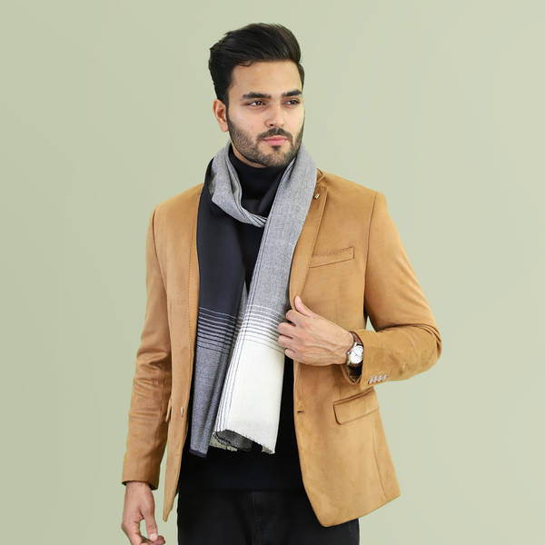 Monochrome Unisex Pashmina Stole