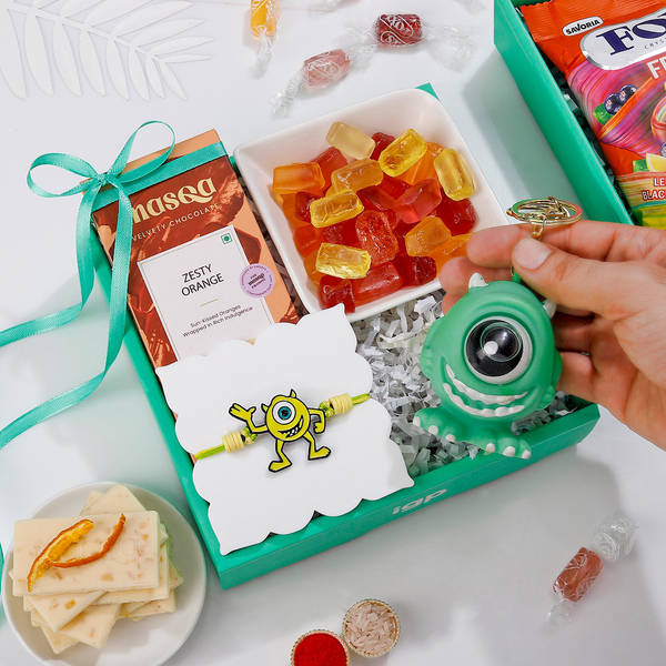 Monster Fun Rakhi Treat Hamper