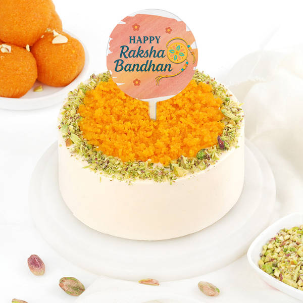 Motichoor Raksha Bandhan Cake (300 g)