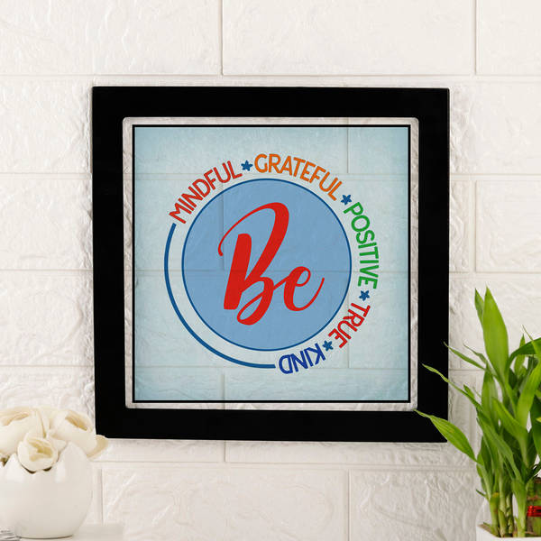 Motivational Affirmations Black Frame