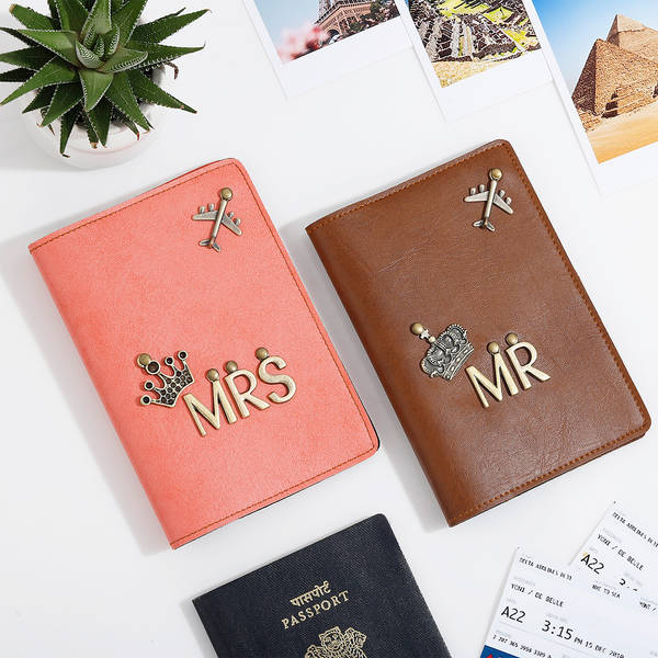 Mr. And Mrs. Passport Cover - Set Of 2