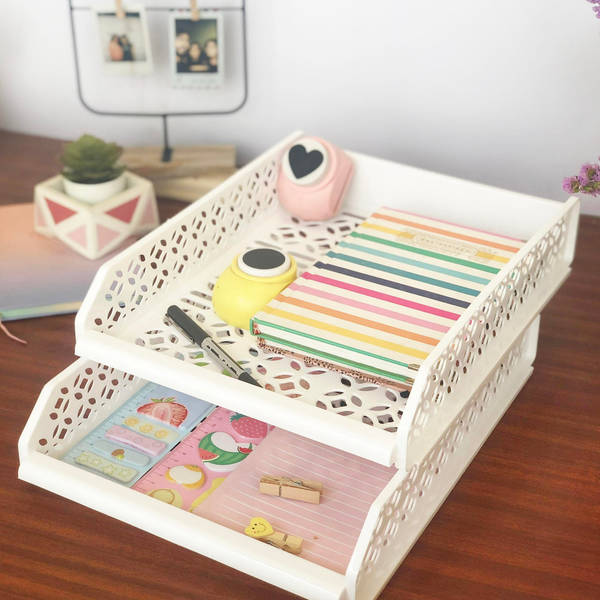 Multipurpose Organizer - White - Set Of  2