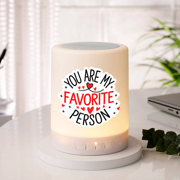 My Favourite Person Bluetooth Speaker Lamp