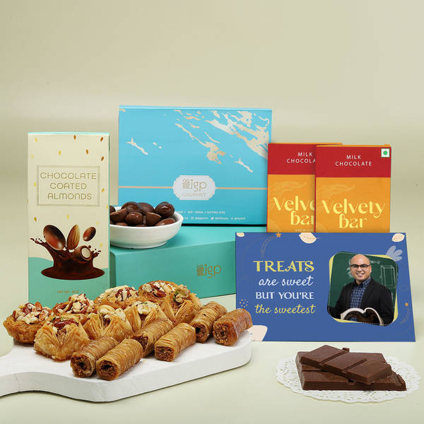 My Sweetest Teacher Personalized Hamper