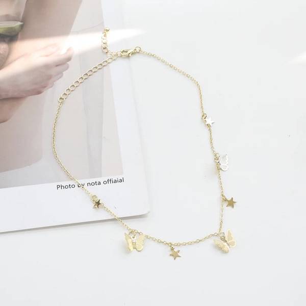 Necklace - Butterfly Star - Single Piece - Juju Joy