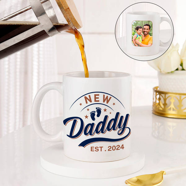 New Daddy Personalized Mug