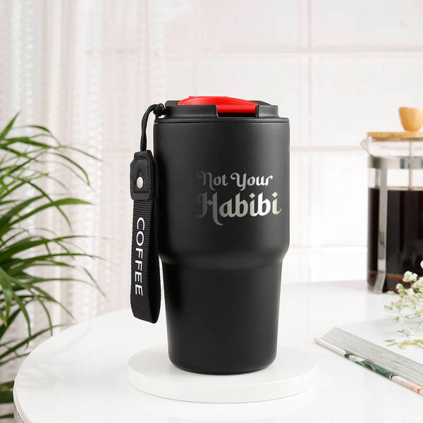 Not Your Habibi Personalized Black Sipper