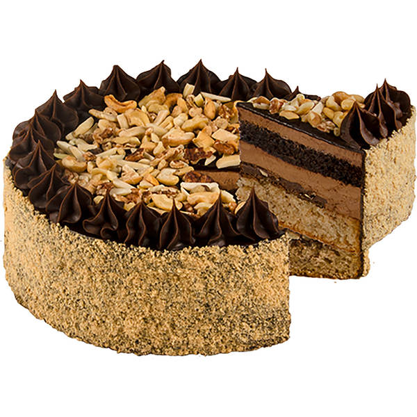 Nutty Crunch Chocolate Cake