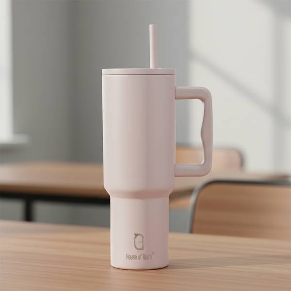 Oat 1200ml Vacuum Tumbler With Handle And Straw