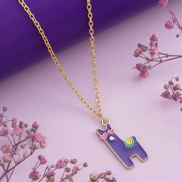 Oh My Lhama Necklace for Girls