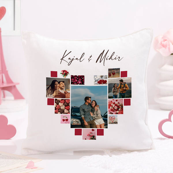 Our Story Personalized Cushion For Couples