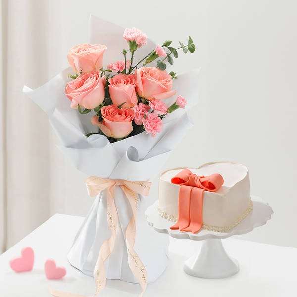 Peach Blush And Heartfelt Bites Combo