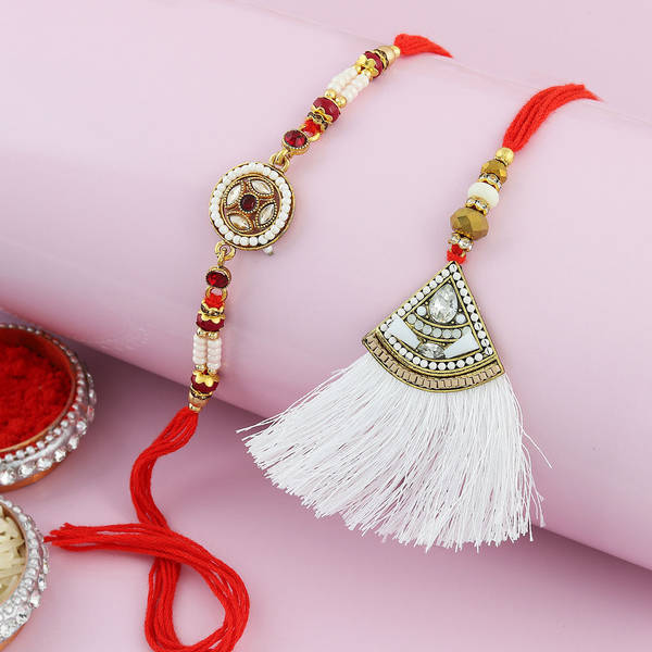 Pearl And Kundan Bhaiya Bhabhi Rakhi