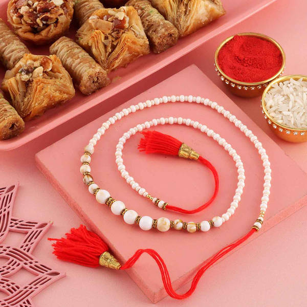 Pearl Rakhi Hamper