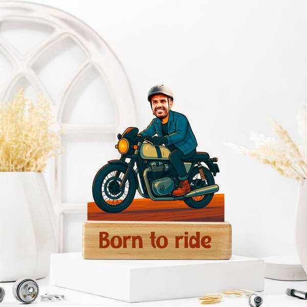 Personalized Biker Caricature