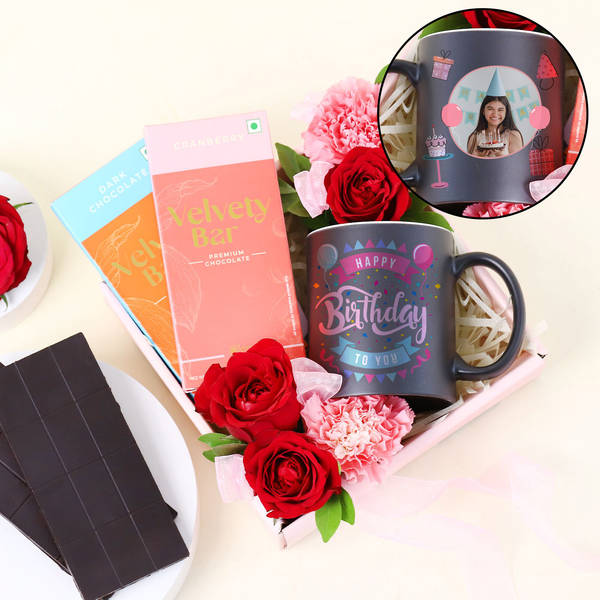 Personalized Birthday Blossom Hamper