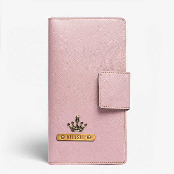 Personalized Chic Voyager Travel Wallet