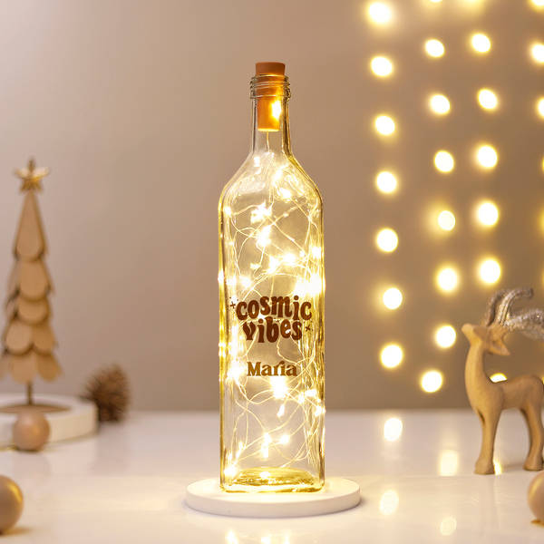 Personalized Cosmic Vibes LED Light Bottle (1000ml)