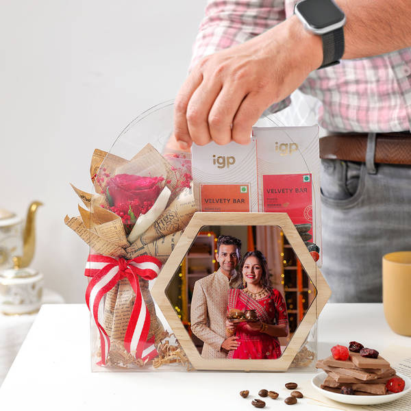 Personalized Engaging Karwa Chauth Hamper