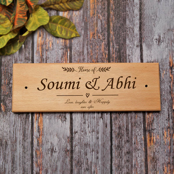 Personalized Engraved Name Plate
