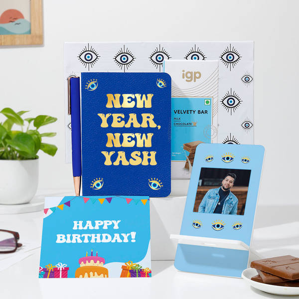 Personalized Evil-Eye Birthday Hamper