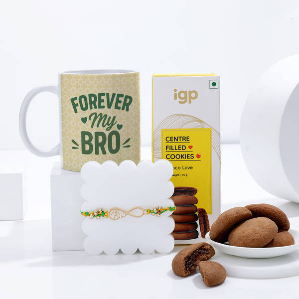 Personalized Forever My Bro Raksha Bandhan Hamper