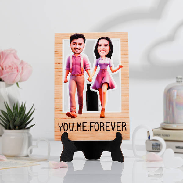 Personalized Forever Us Caricature
