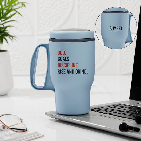 Personalized Gods And Goals Flask For Him