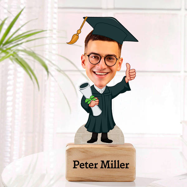 Personalized Graduation Caricature For Him