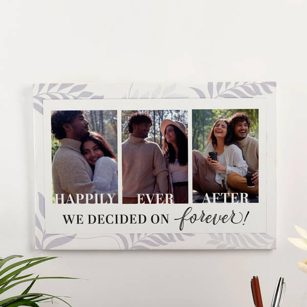Personalized Happily Ever After Wedding Photo Frame