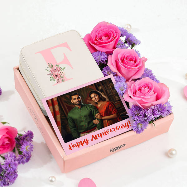 Personalized Happy Anniversary Charming Hamper
