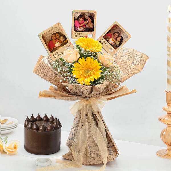 Personalized Happy Birthday Fridge Magnet Hamper