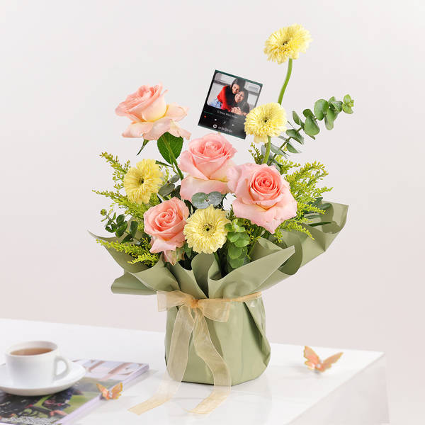 Personalized Heartfelt Mother's Day Arrangement