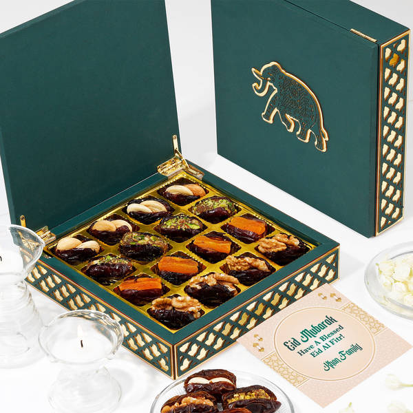 Personalized Heavenly Dry Fruit Dates Eid Gift Box