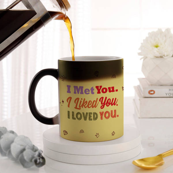 Personalized I Love You Magic Mug