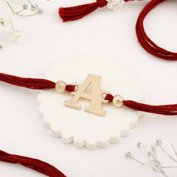 Personalized Initial Rakhi