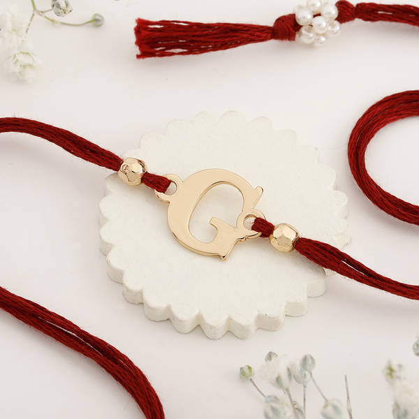 Personalized Initial Rakhi