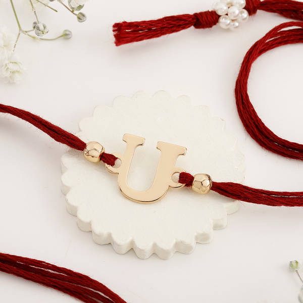 Personalized Initial Rakhi